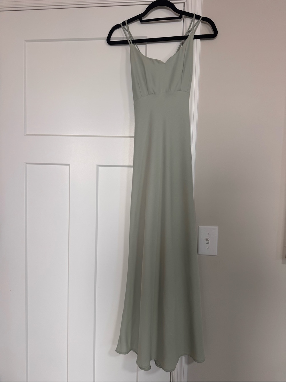 Sage Green Double-Strap Vintage dress